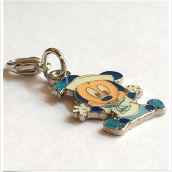 Vintage Disney Baby Mickey Mouse Clip On Charm Zipper Pull Purse Bag Cruise Ship - Picture 3 of 8